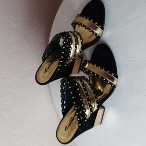 Alba Suede Wedge Sandals